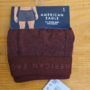 American Eagle Outfitters Men’s Boxer Briefs in Burgundy Heather